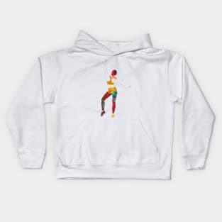 Fitness woman Kids Hoodie